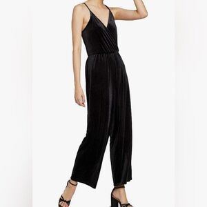 Wild Fable Velvet Sleeveless Jumpsuit - Sz XS, Black